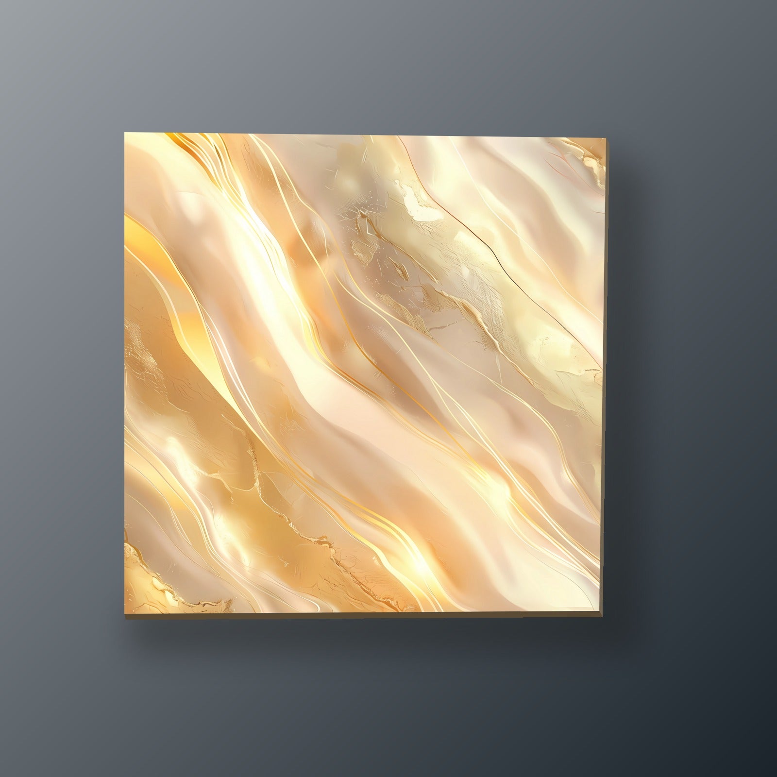 Filamentos Plateados y Oro | Cuadro decorativo de Monkey Canvas