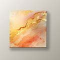 Nebulosa Dorada Coral y Púrpura | Cuadro decorativo de Monkey Canvas