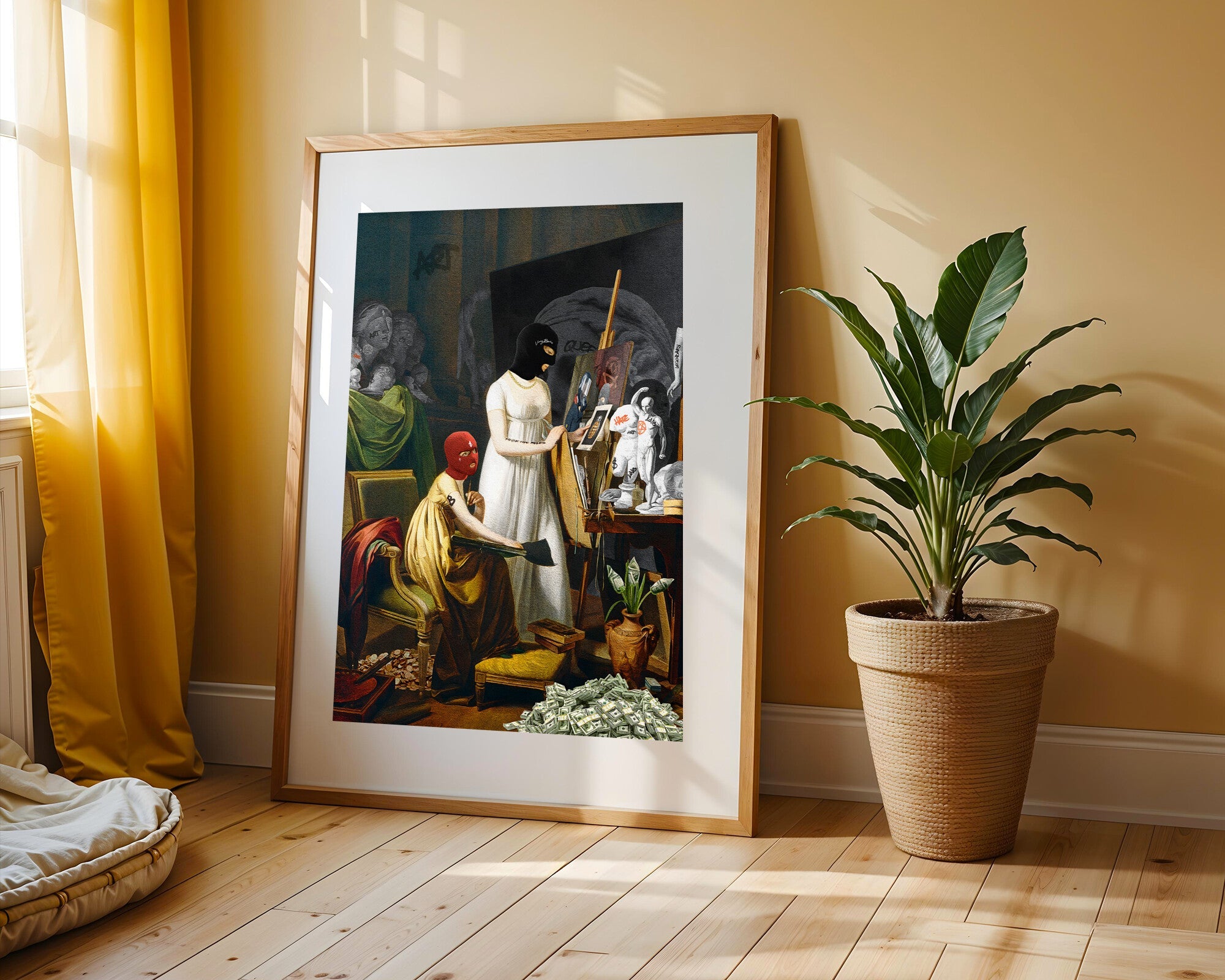 Atraco al Museo | Cuadro decorativo de Monkey Canvas