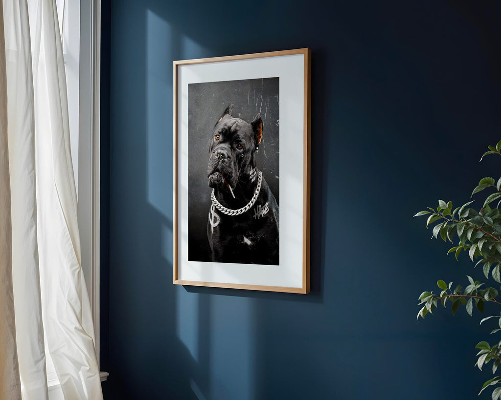 Cane Corso Rebelde | Cuadro decorativo de Monkey Canvas