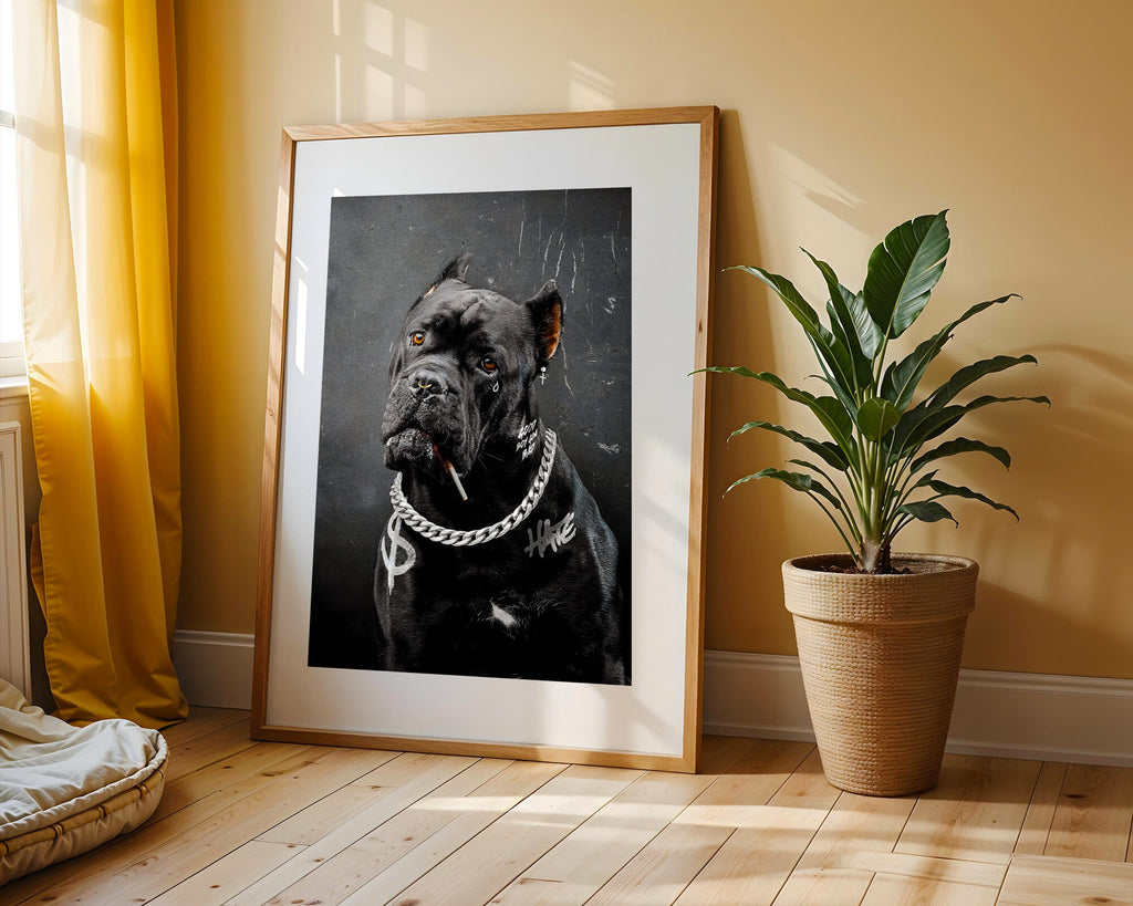 Cane Corso Rebelde | Cuadro decorativo de Monkey Canvas