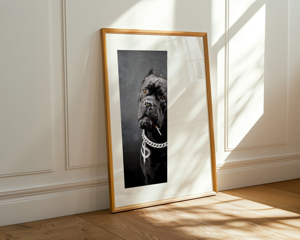 Cane Corso Rebelde | Cuadro decorativo de Monkey Canvas