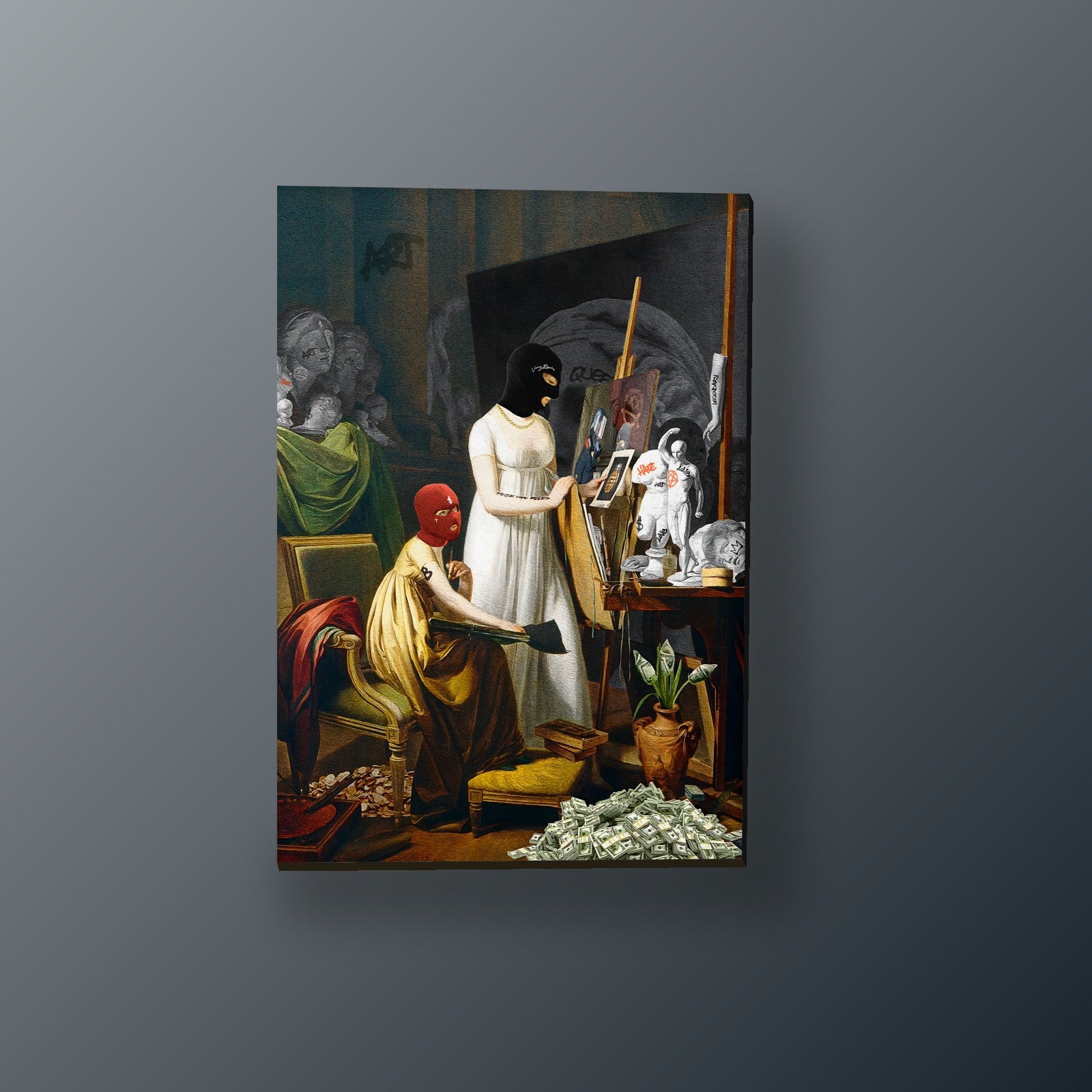 Atraco al Museo | Cuadro decorativo de Monkey Canvas