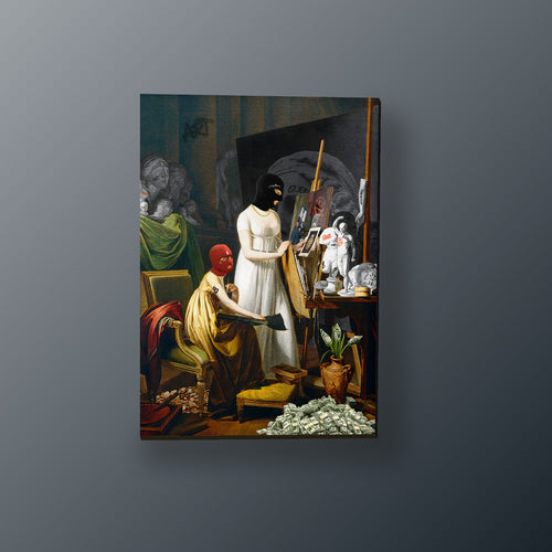 Atraco al Museo | Cuadro decorativo de Monkey Canvas