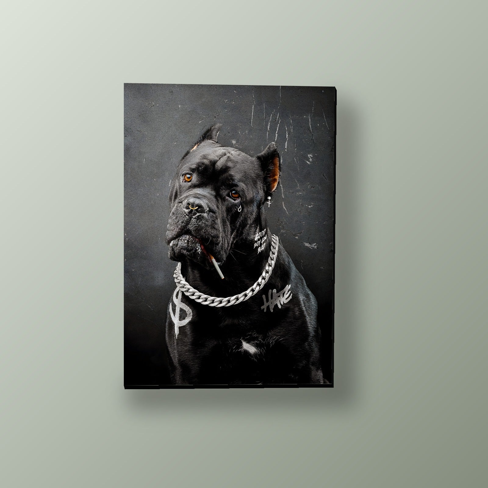 Cane Corso Rebelde | Cuadro decorativo de Monkey Canvas