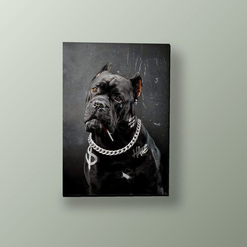 Cane Corso Rebelde | Cuadro decorativo de Monkey Canvas
