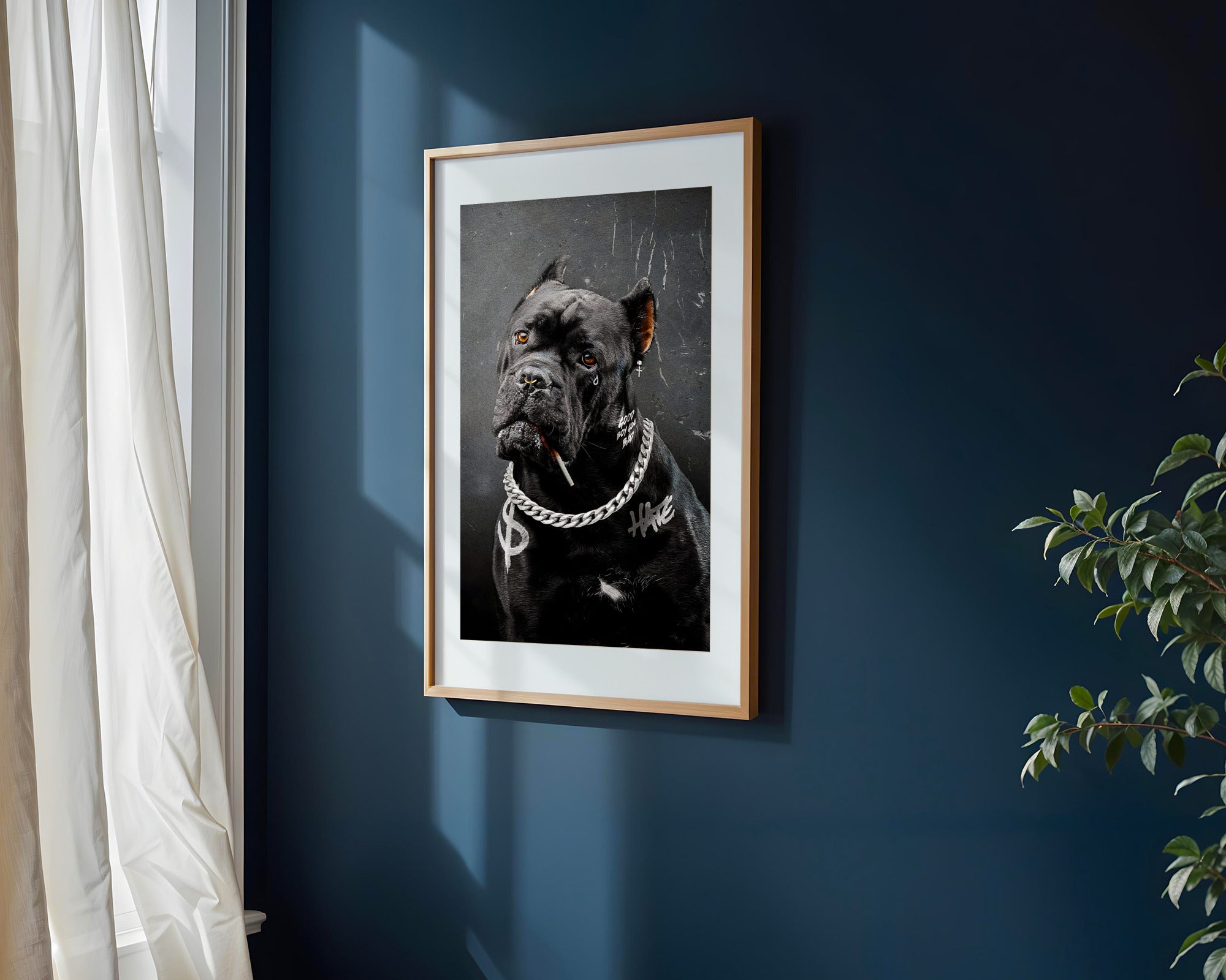 Cane Corso Rebelde | Cuadro decorativo de Monkey Canvas