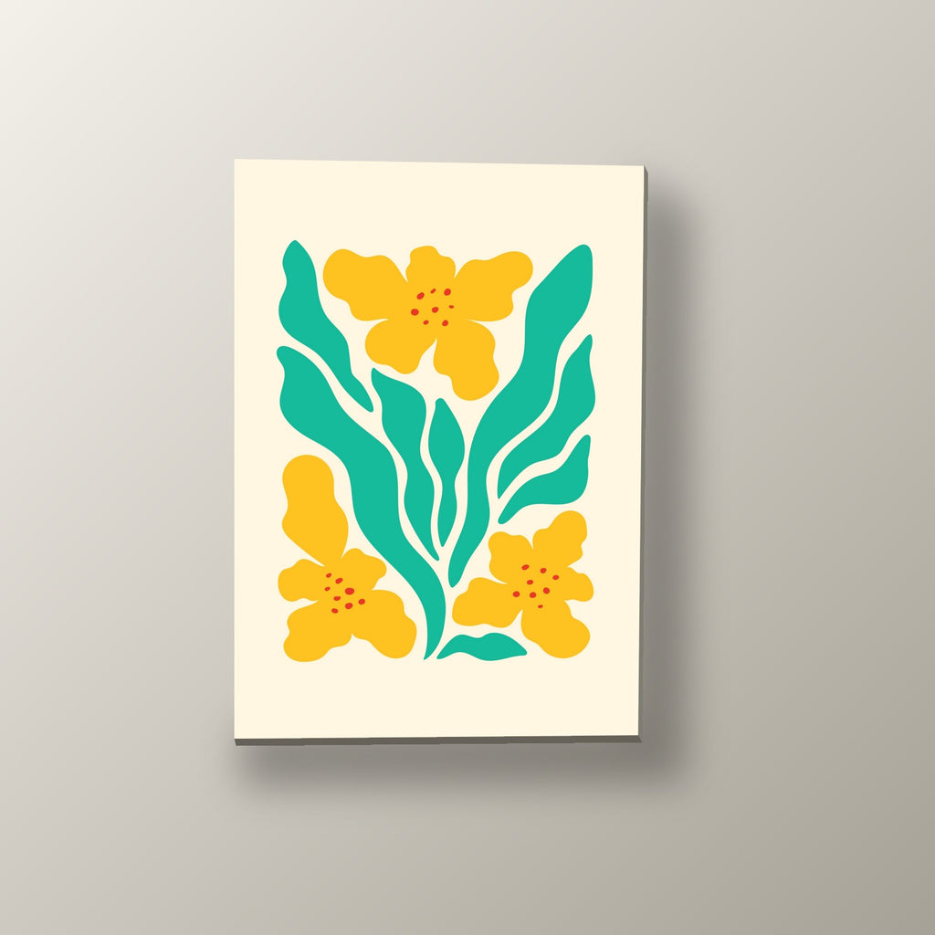 Ramo Amarillo Botánico | Cuadro decorativo de Monkey Canvas