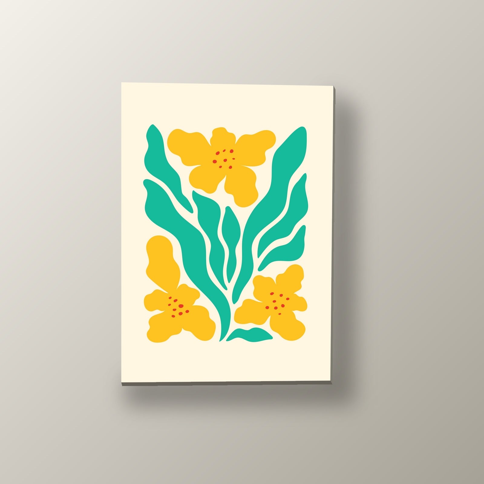 Ramo Amarillo Botánico | Cuadro decorativo de Monkey Canvas