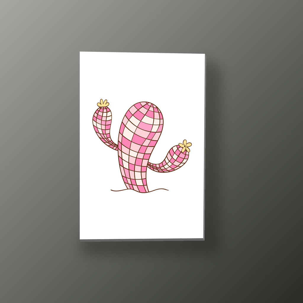 Cactus de Cristal Rosa | Cuadro decorativo de Monkey Canvas