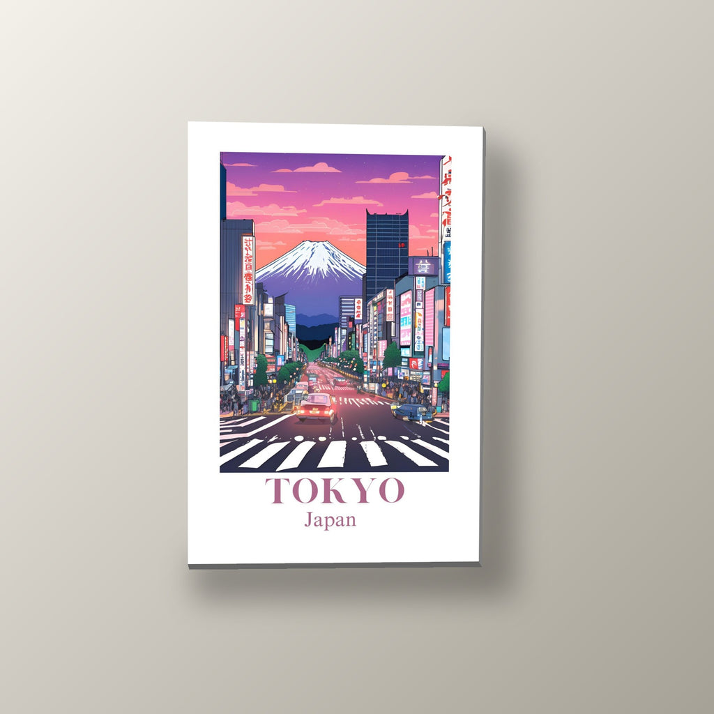 Postal de Tokio | Cuadro decorativo de Monkey Canvas