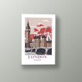Postal de Londres | Cuadro decorativo de Monkey Canvas