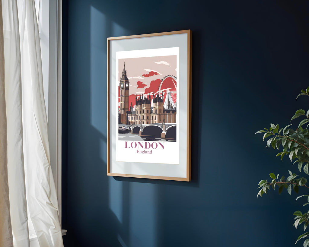 Postal de Londres | Cuadro decorativo de Monkey Canvas