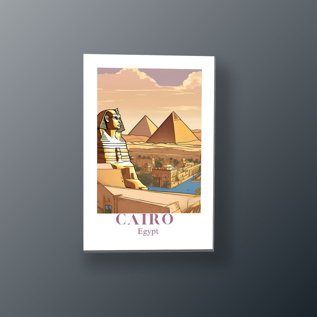 Postal de El Cairo | Cuadro decorativo de Monkey Canvas