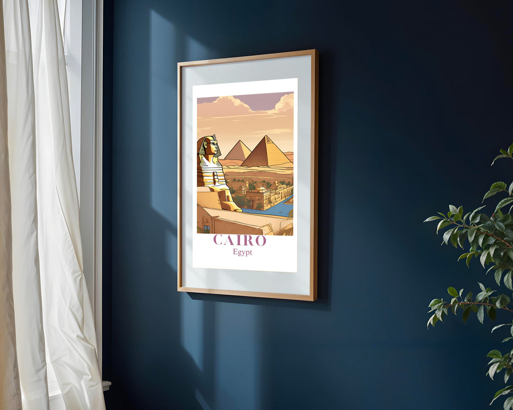 Postal de El Cairo | Cuadro decorativo de Monkey Canvas