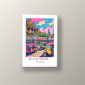Postal de Bangkok | Cuadro decorativo de Monkey Canvas