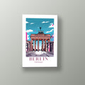 Postal de Berlin | Cuadro decorativo de Monkey Canvas