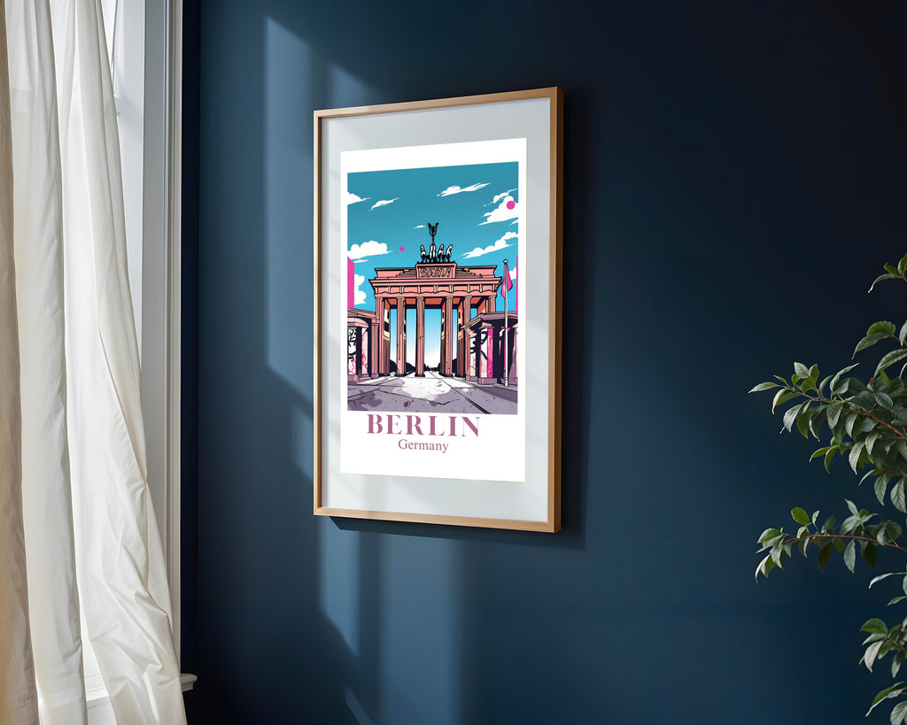 Postal de Berlin | Cuadro decorativo de Monkey Canvas