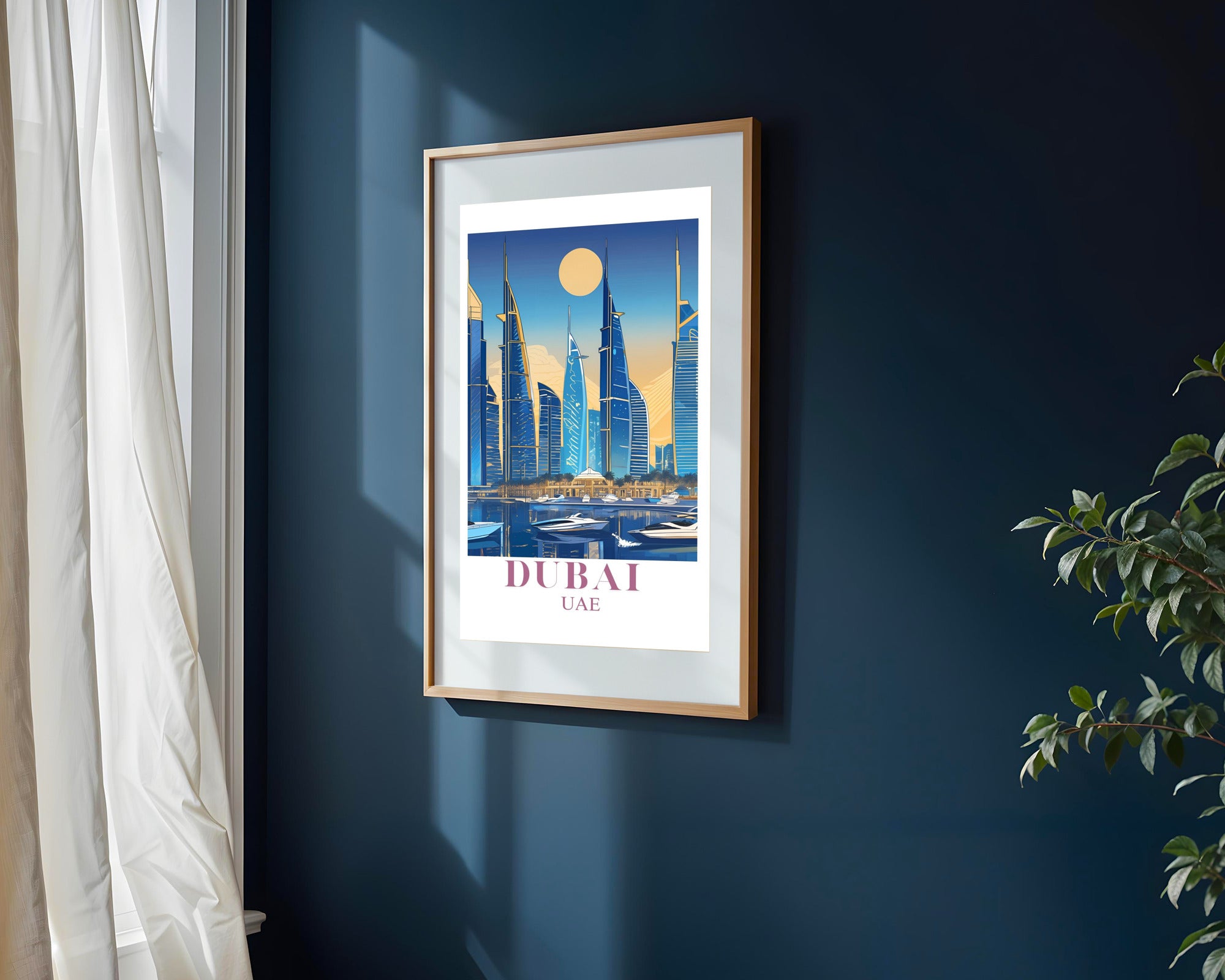 Skyline de Dubai | Cuadro decorativo de Monkey Canvas
