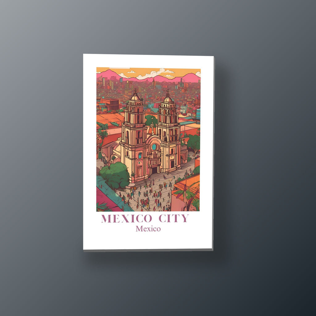 Postal de Ciudad de Mexico | Cuadro decorativo de Monkey Canvas