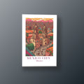 Postal de Ciudad de Mexico | Cuadro decorativo de Monkey Canvas