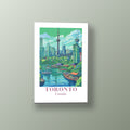 Postal de Toronto | Cuadro decorativo de Monkey Canvas