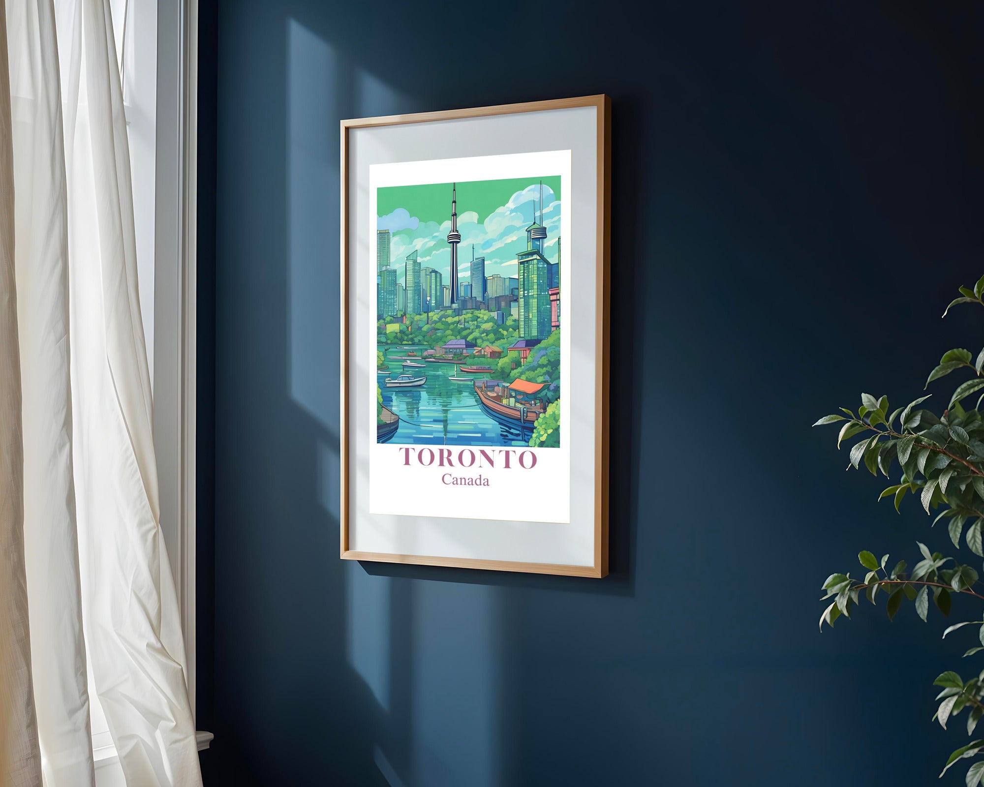 Postal de Toronto | Cuadro decorativo de Monkey Canvas
