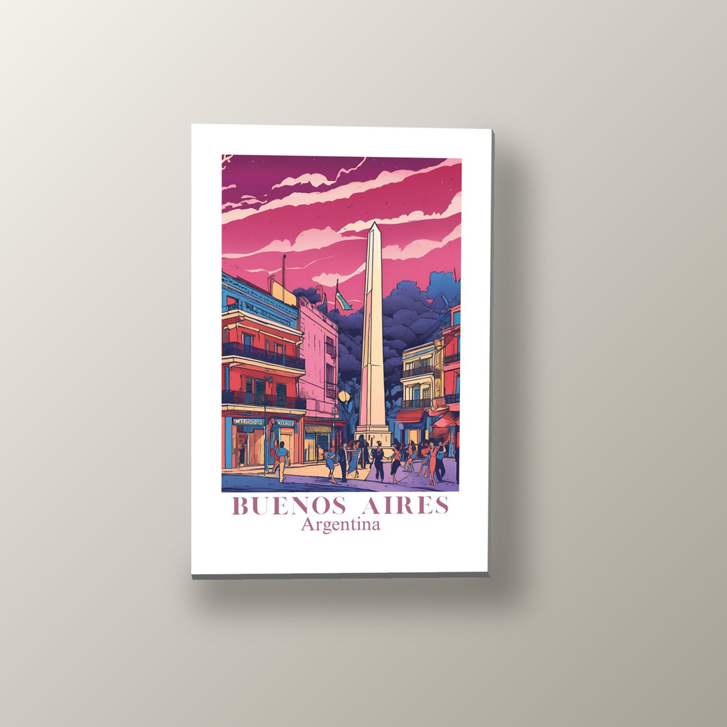 Postal de Buenos Aires | Cuadro decorativo de Monkey Canvas