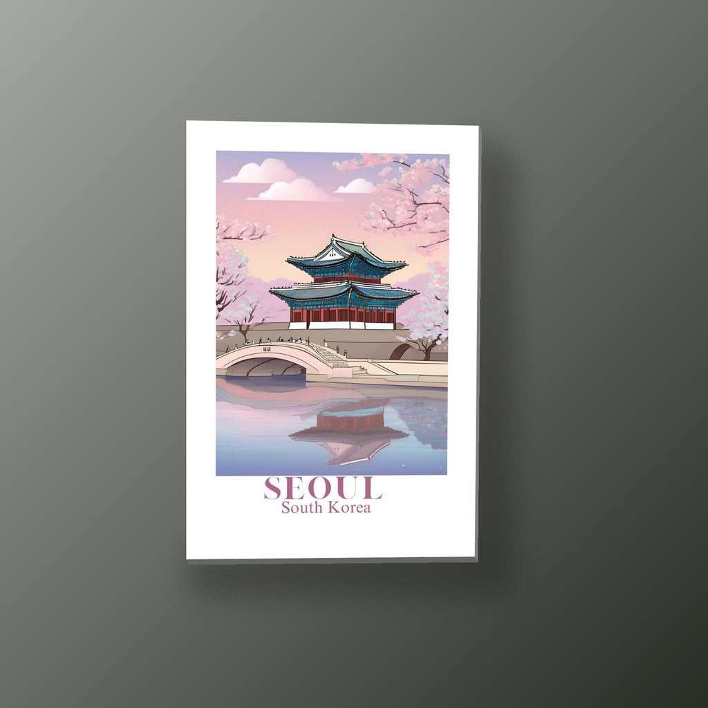 Postal de Seul | Cuadro decorativo de Monkey Canvas