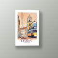 Postal de Lisboa | Cuadro decorativo de Monkey Canvas