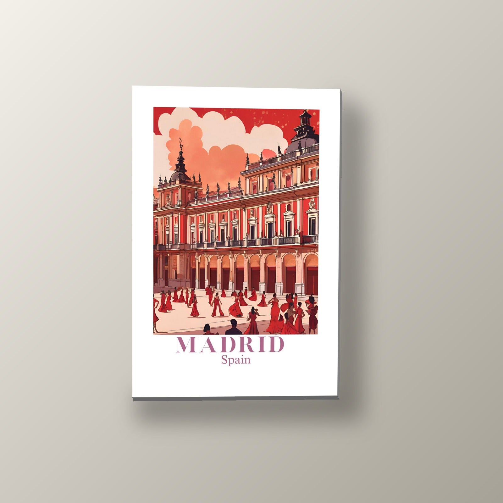 Postal de Madrid | Cuadro decorativo de Monkey Canvas