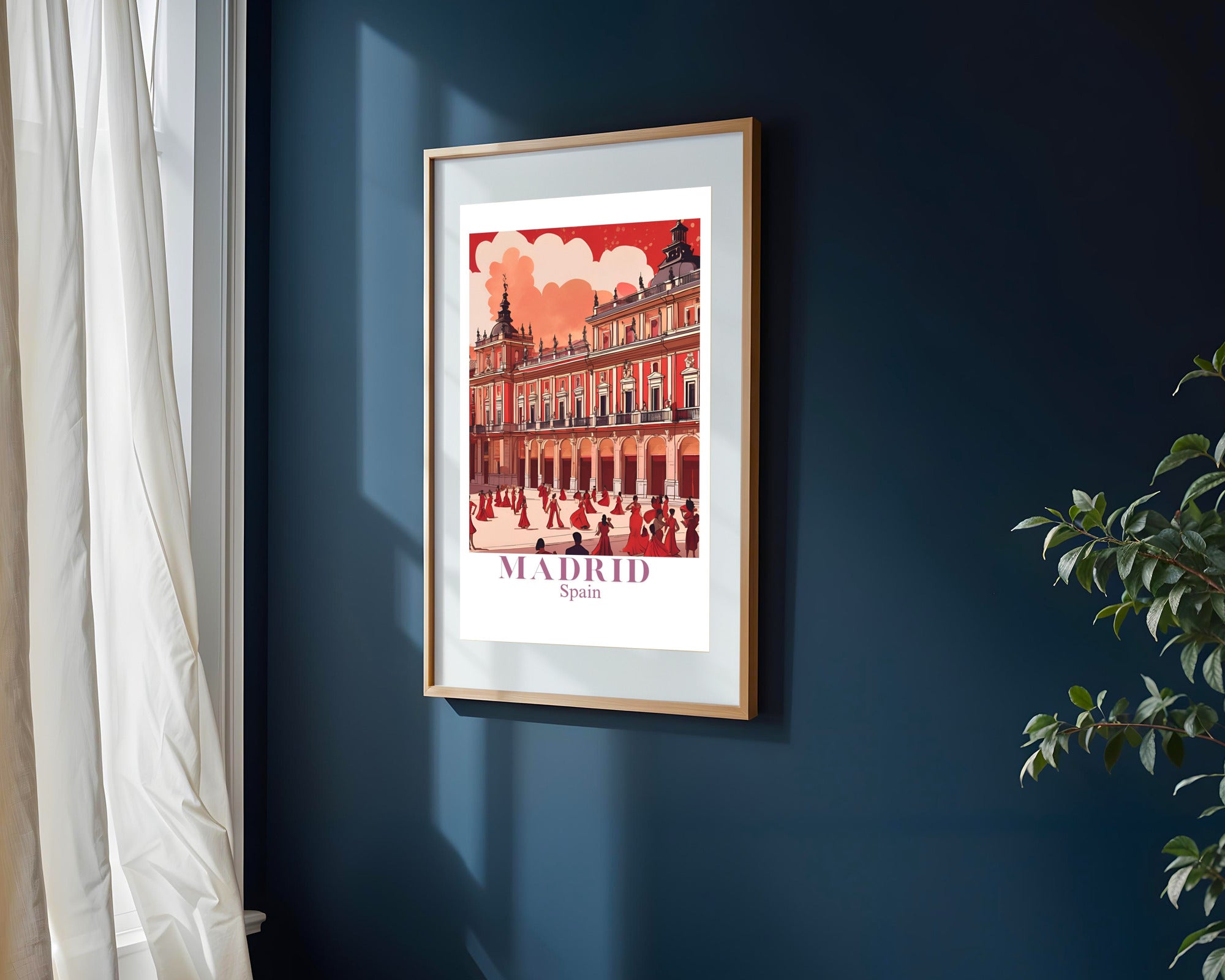 Postal de Madrid | Cuadro decorativo de Monkey Canvas