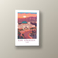 Postal de Los Angeles | Cuadro decorativo de Monkey Canvas
