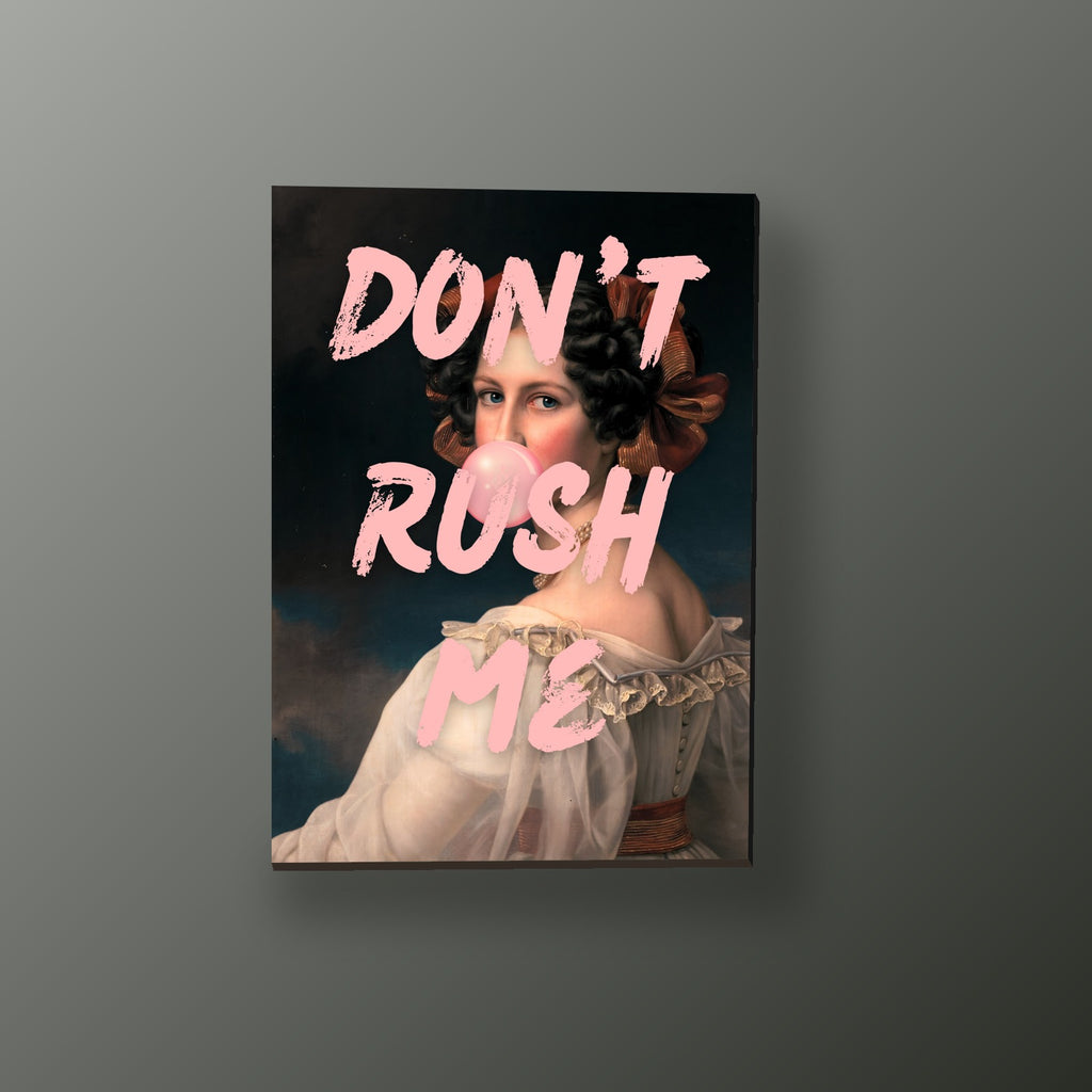 Retrato Pop Art Chicle | Cuadro decorativo de Monkey Canvas
