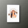 Silueta Boho Floral | Cuadro decorativo de Monkey Canvas