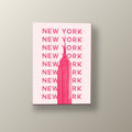 Skyline Tipografico de Nueva York | Cuadro decorativo de Monkey Canvas