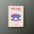 Concha de Miami Beach | Cuadro decorativo de Monkey Canvas