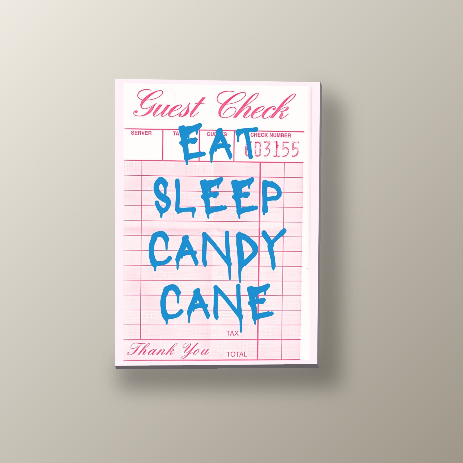 Ticket Dulce Navideno | Cuadro decorativo de Monkey Canvas