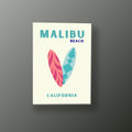 Corazon de Tablas Malibu | Cuadro decorativo de Monkey Canvas