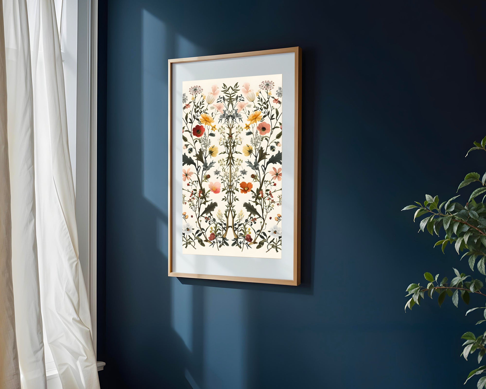 Jardin Botanico Simetrico | Cuadro decorativo de Monkey Canvas
