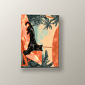 Pantera Negra en el Balcon | Cuadro decorativo de Monkey Canvas