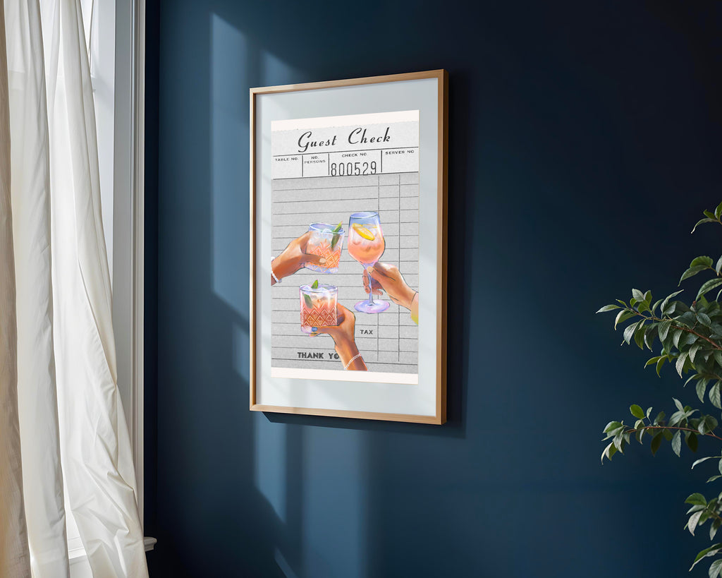 Brindis entre Amigas | Cuadro decorativo de Monkey Canvas