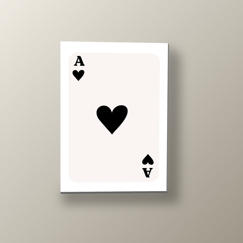 As de Corazones | Cuadro decorativo de Monkey Canvas