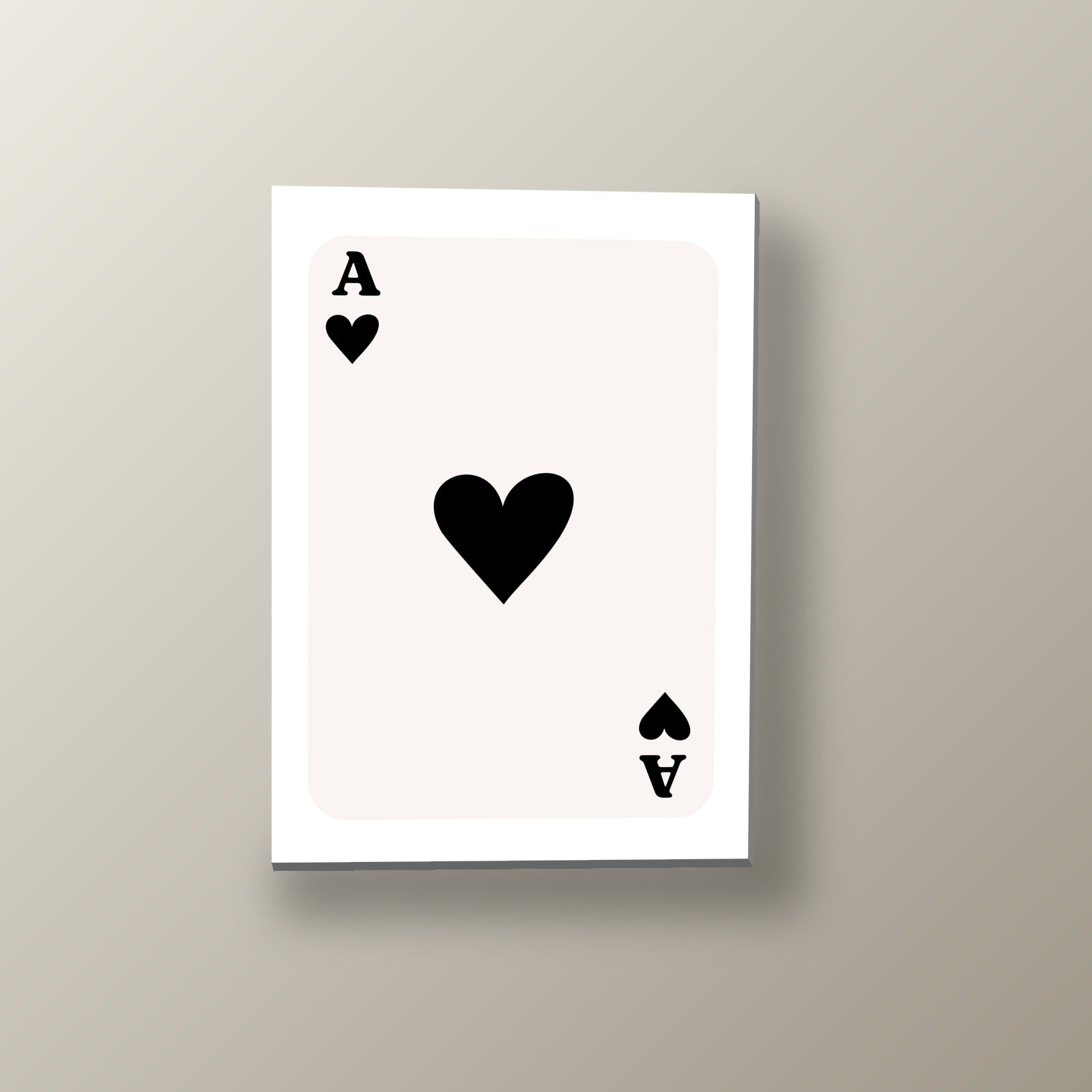As de Corazones | Cuadro decorativo de Monkey Canvas