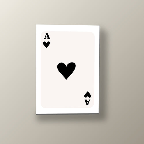 As de Corazones | Cuadro decorativo de Monkey Canvas