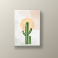 Cactus al Atardecer | Cuadro decorativo de Monkey Canvas