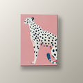 Leopardo Blanco de Cola Azul | Cuadro decorativo de Monkey Canvas