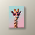 Jirafa Coqueta | Cuadro decorativo de Monkey Canvas