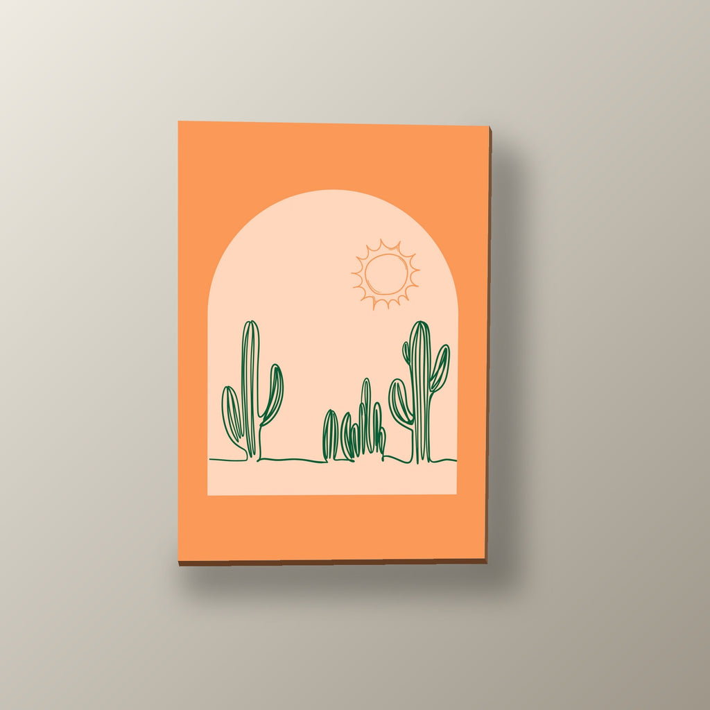 Desierto Minimalista | Cuadro decorativo de Monkey Canvas