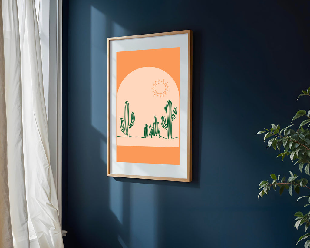 Desierto Minimalista | Cuadro decorativo de Monkey Canvas